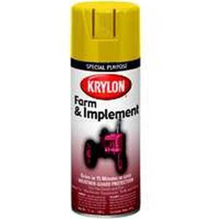 Krylon 12 oz John Deer Paint, Yellow 153285